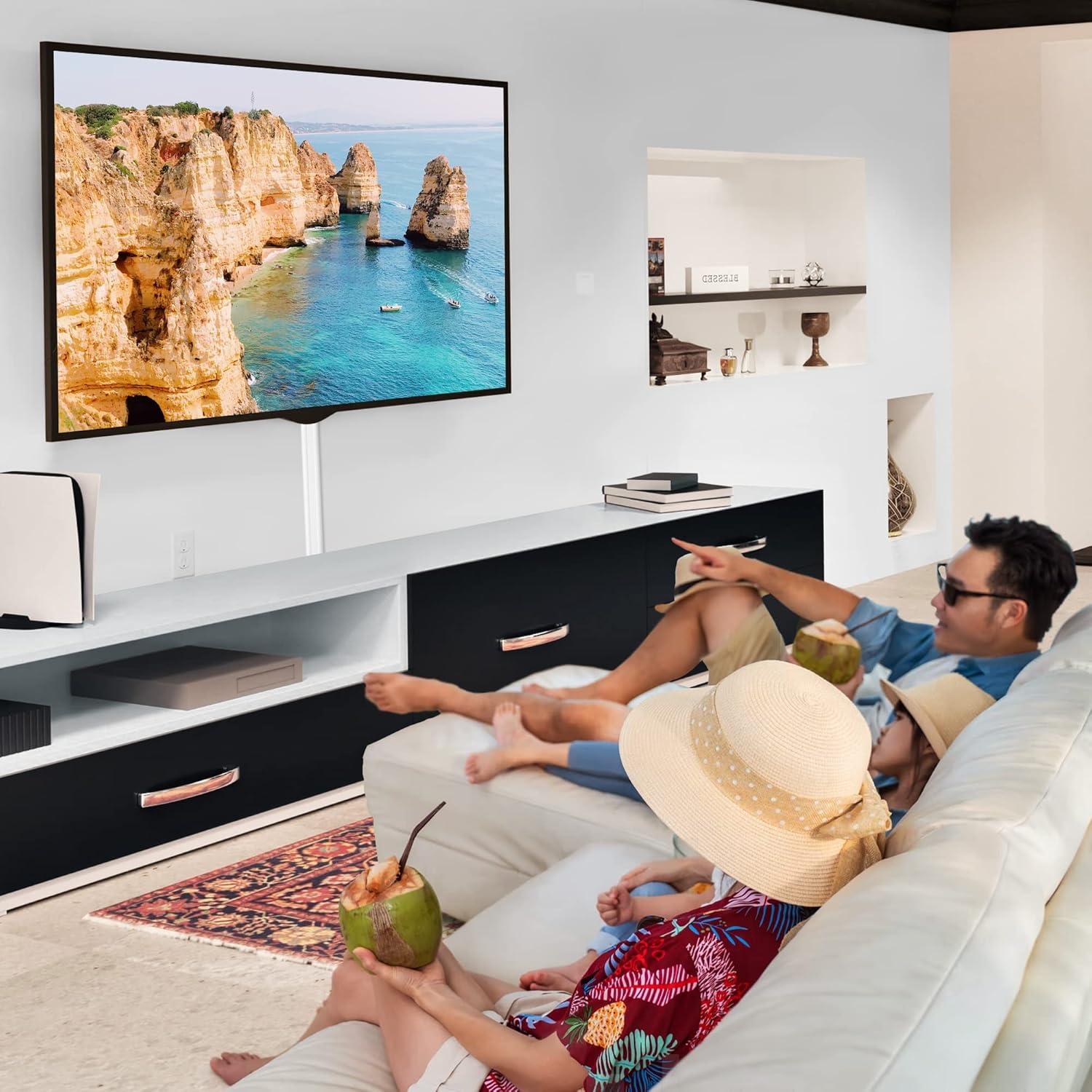 Cubierta de Cables para TV YCLYC 99cm Blanco Ocultador