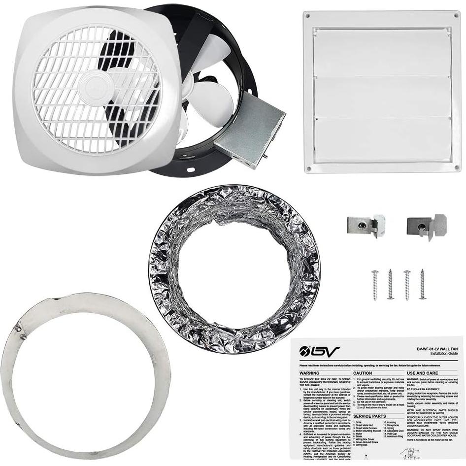 Ventilador de Extracción BV 70 CFM Blanco para Cocina