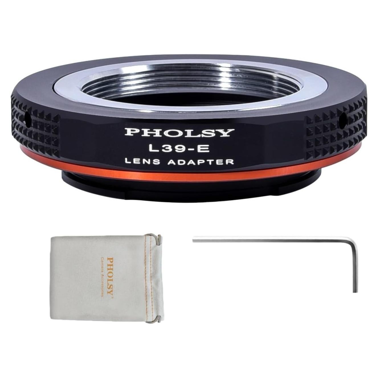 Adaptador de Lente PHOLSY M39 a Sony E Enfoque Manual