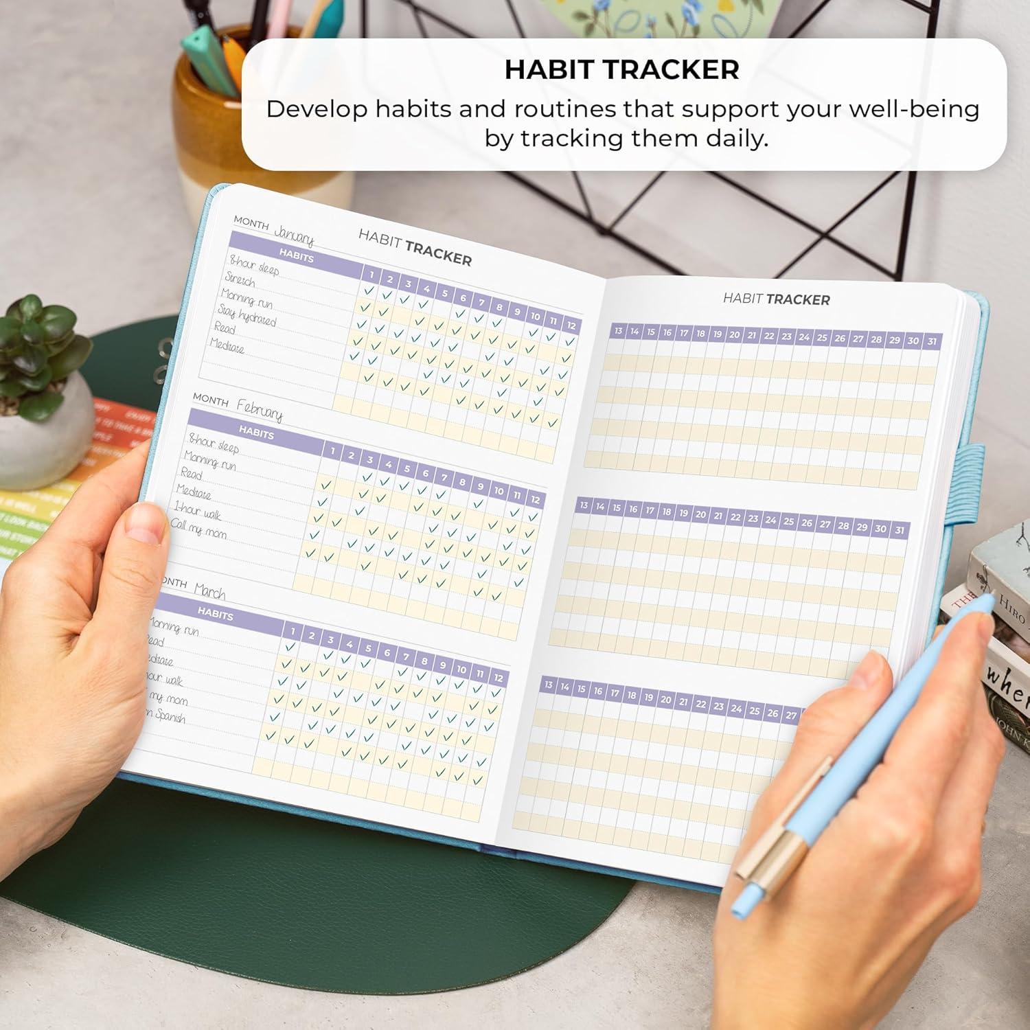 Diario de Positividad Clever Fox A5 Aguamarina - 4 Minutos