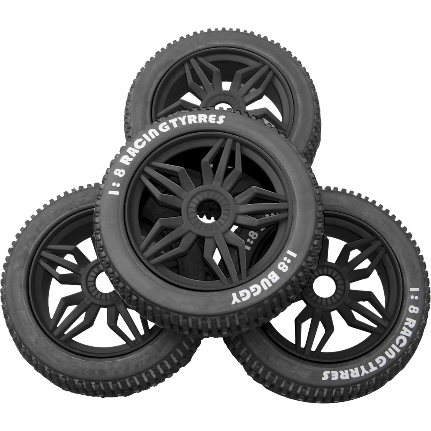 Neumáticos de Caucho 115mm ShareGoo para Buggy RC 1/8