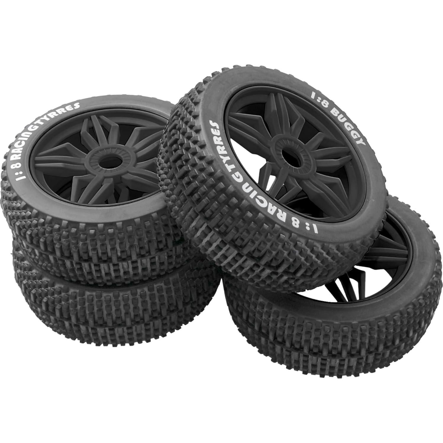 Neumáticos de Caucho 115mm ShareGoo para Buggy RC 1/8