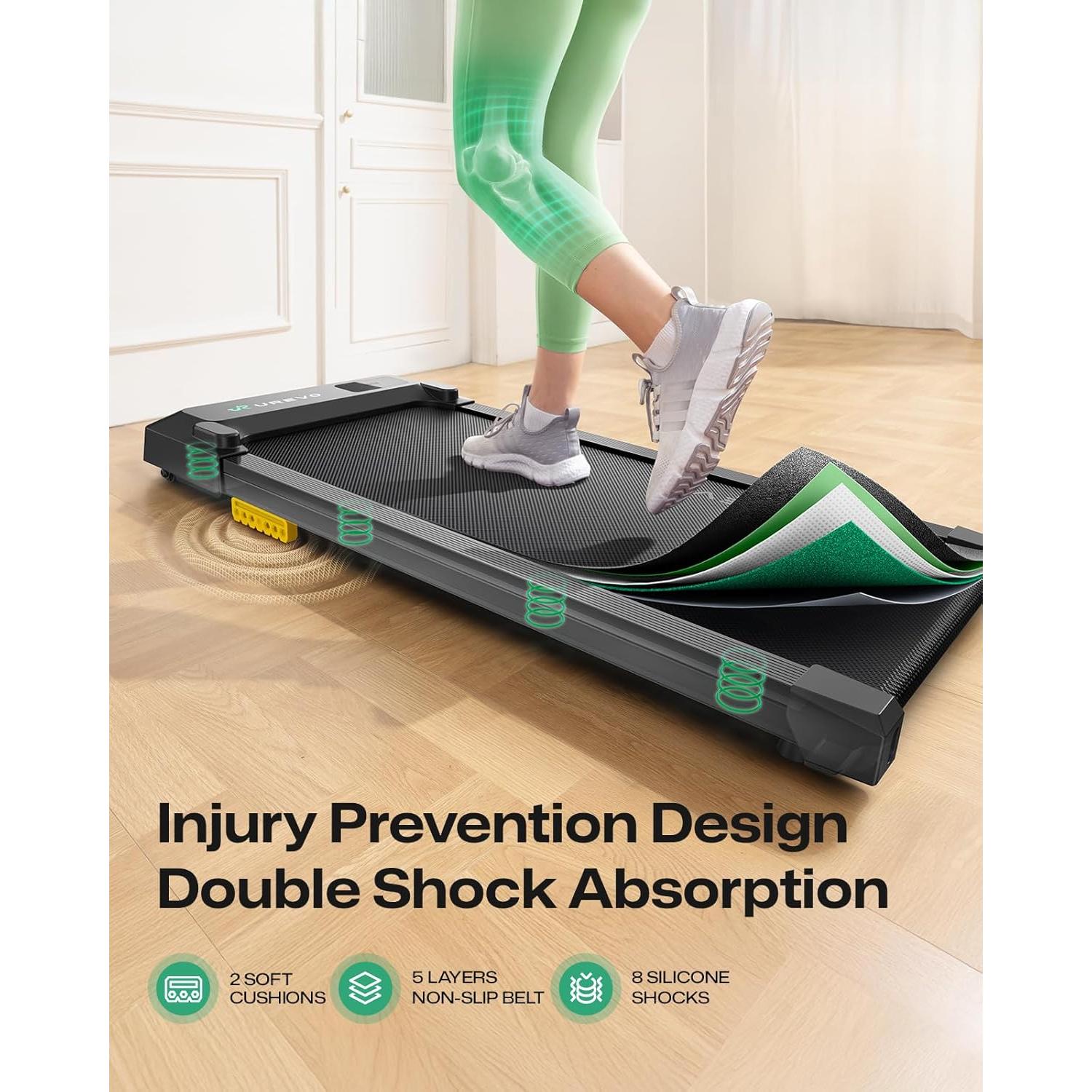 Cinta de Correr UREVO URTM025/URTM026 Compacta 109 kg