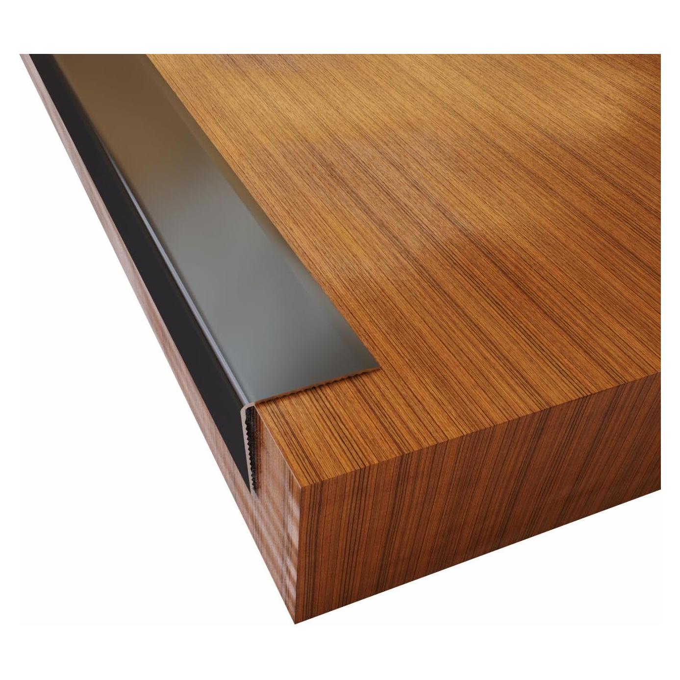 Protectores de Esquinas NeatiEase de Aluminio Negro 1.22m 2pcs