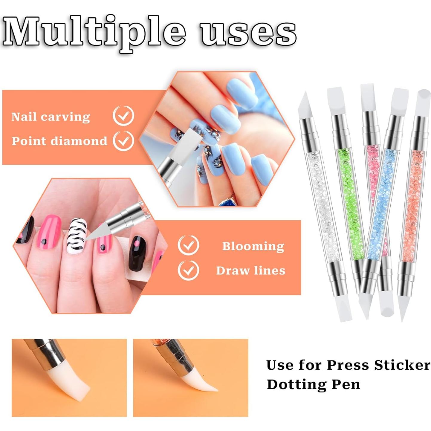 Set de 10 Lápices de Gel para Arte de Uñas Sliverdew