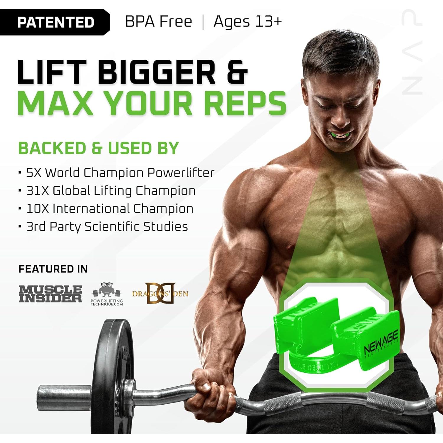 Bocina de Levantamiento de Pesas 6DS New Age Performance - Negro