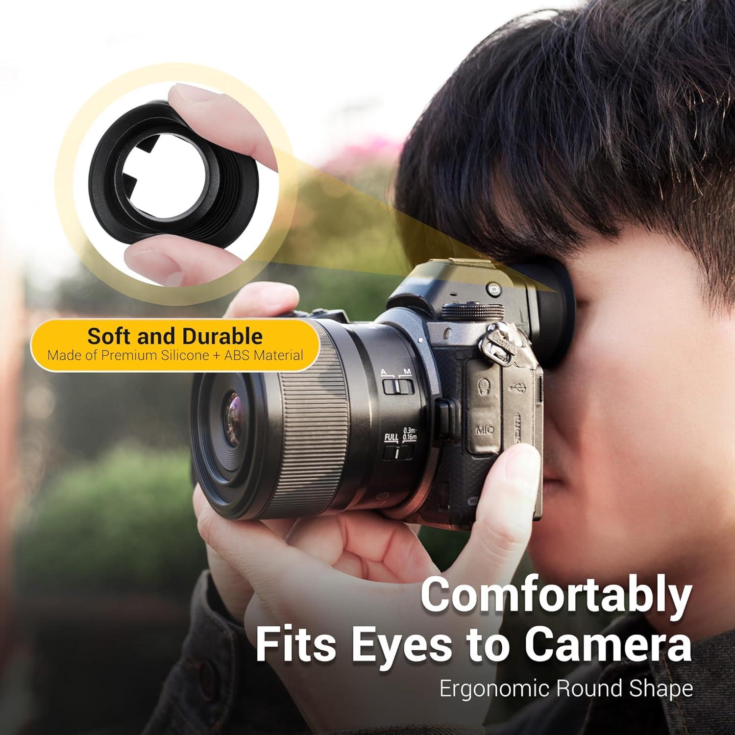 Copa ocular de silicona suave Jinjiacheng DK-29 para Nikon Z6 Z5