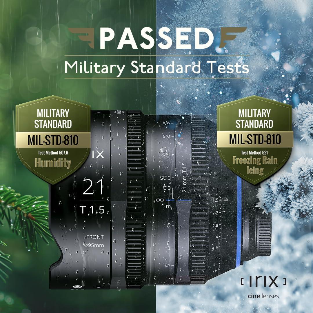 Lente Irix Cine 21mm T1.5 Gran Angular Montura PL