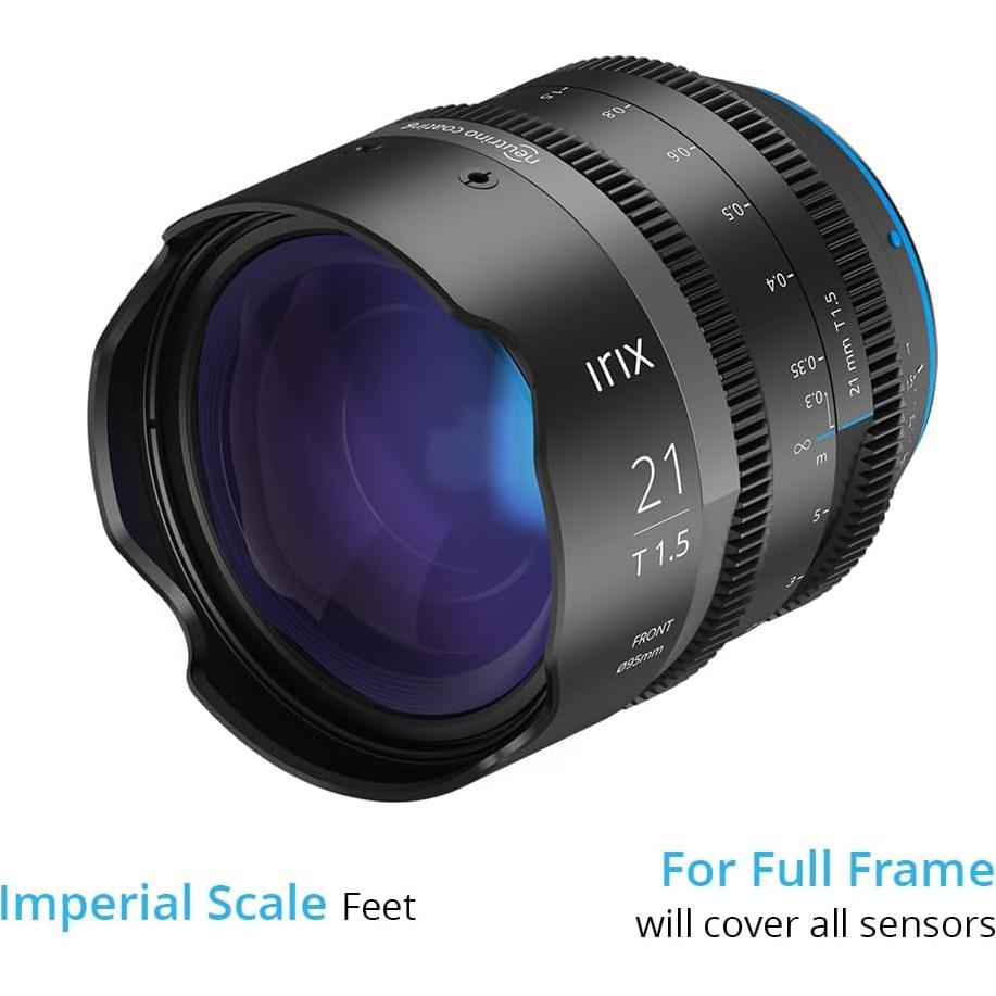 Lente Irix Cine 21mm T1.5 Gran Angular Montura PL