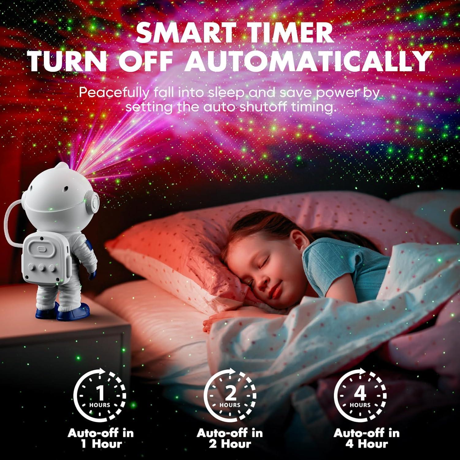 Proyector Galáctico Astronauta ThanBao con Control Remoto