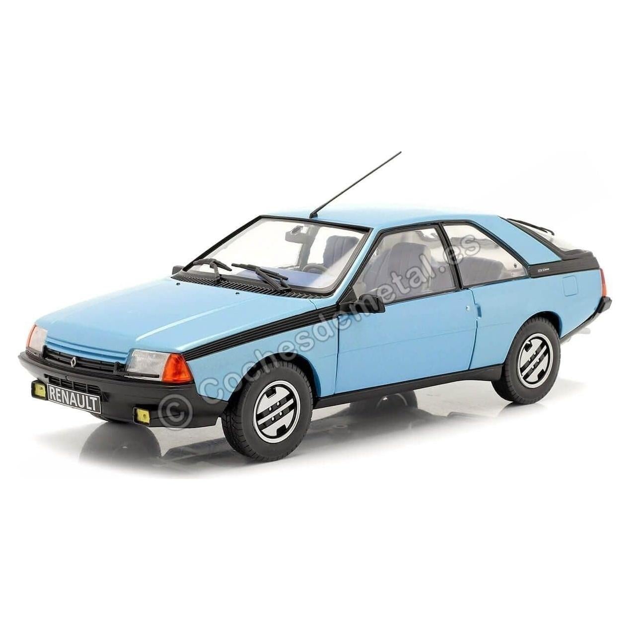 Coche Miniatura Coleccionable Solido Renault Fuego 1980 Azul 1:18