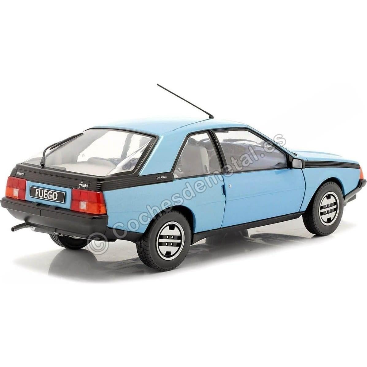Coche Miniatura Coleccionable Solido Renault Fuego 1980 Azul 1:18