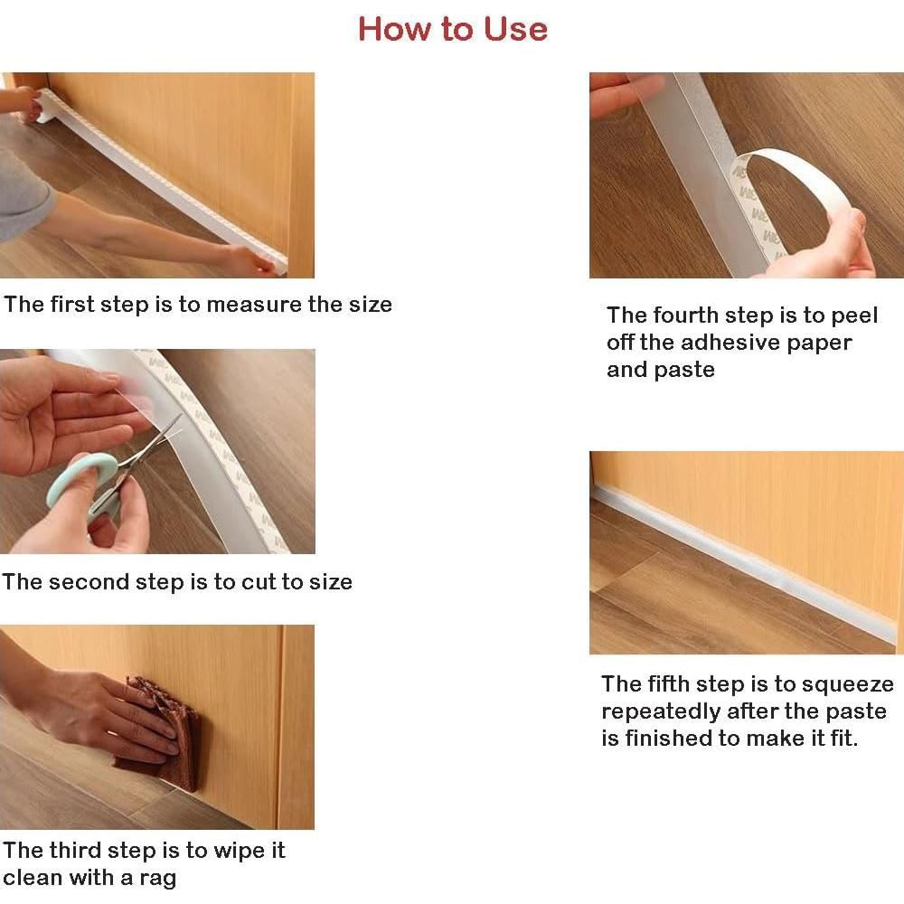 Tira de Sellado Autoadhesiva Forfuture-go 5M 35mm Transparente