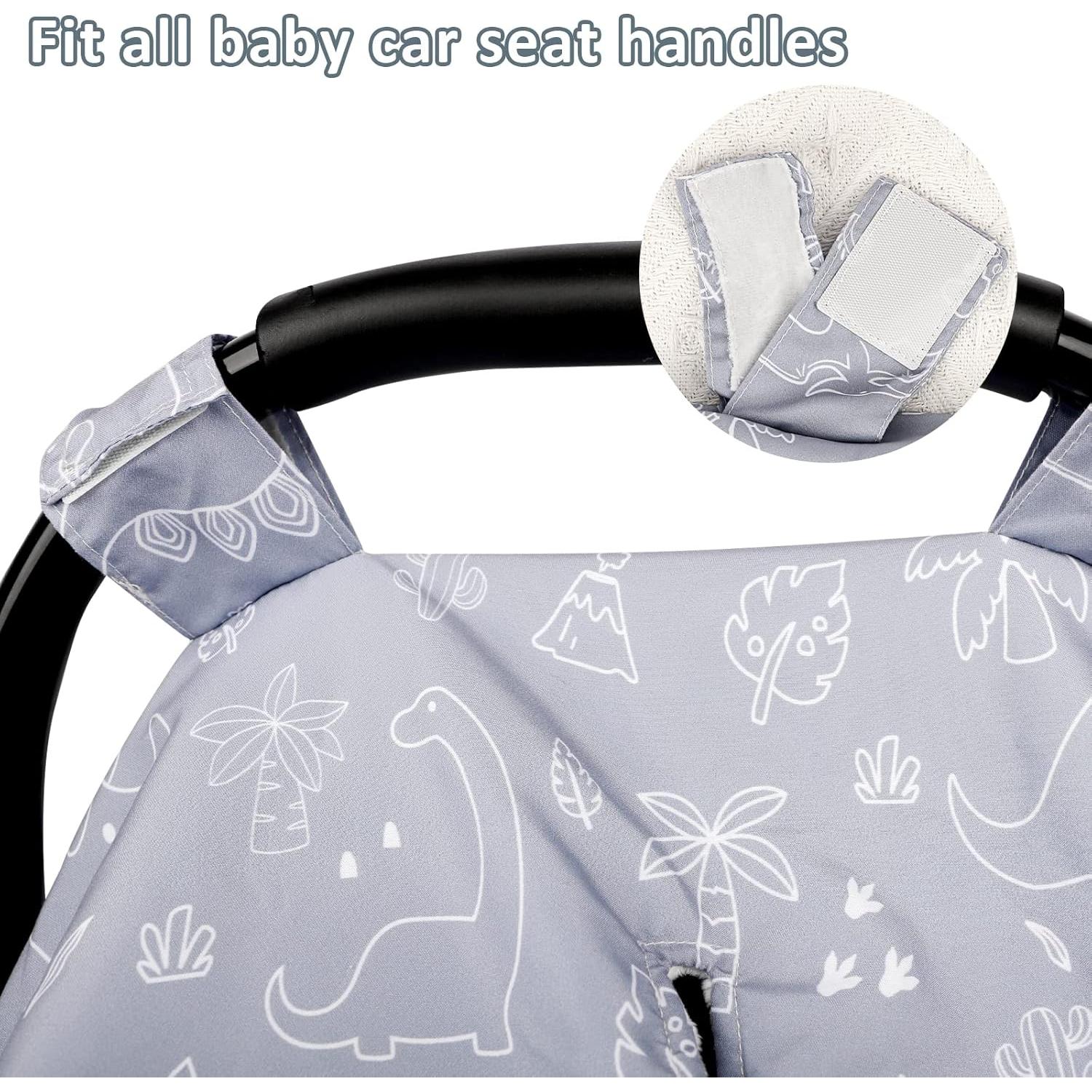 Funda de Asiento de Coche para Bebés DILIMI Dinosaurio 2 en 1