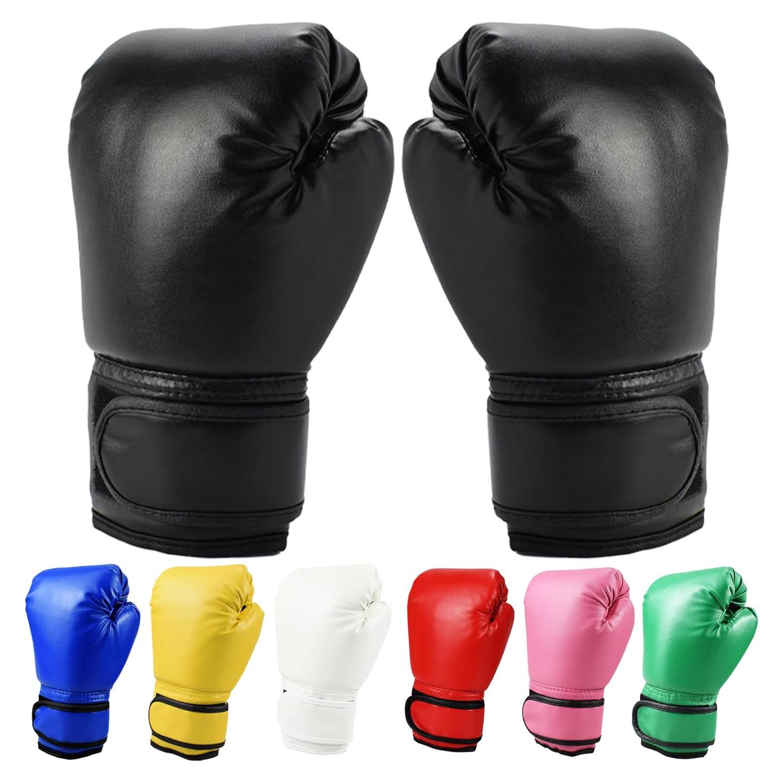 Guantes de Boxeo para Niños HLIN Sparring Negro 15.98x9.98cm