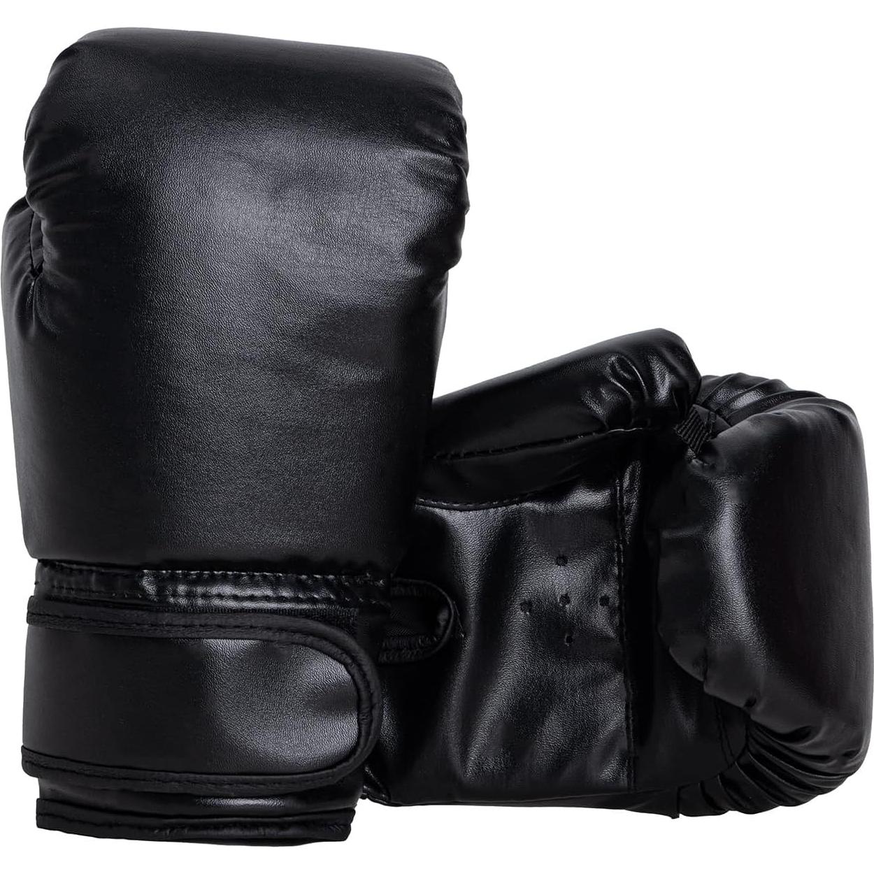 Guantes de Boxeo para Niños HLIN Sparring Negro 15.98x9.98cm