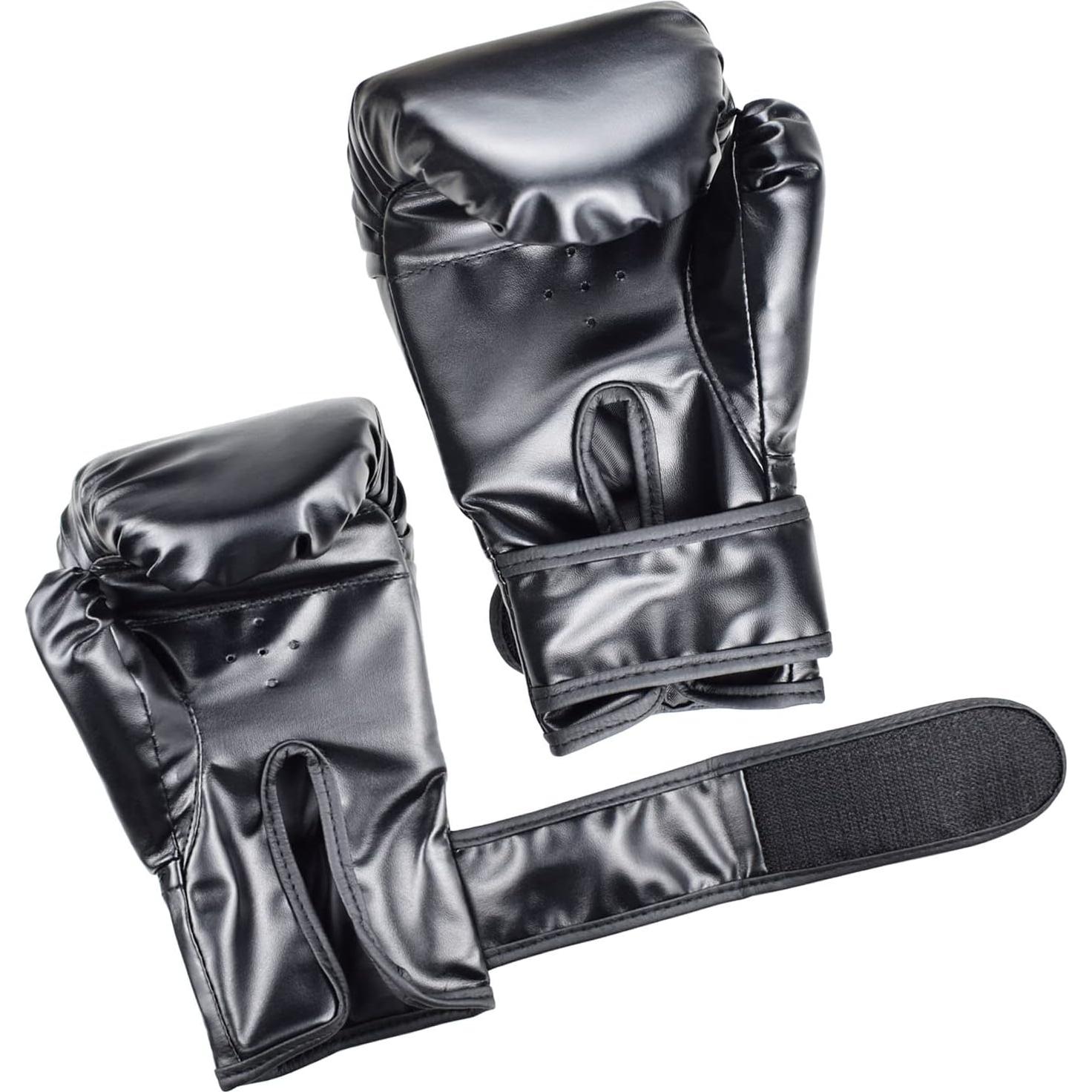 Guantes de Boxeo para Niños HLIN Sparring Negro 15.98x9.98cm