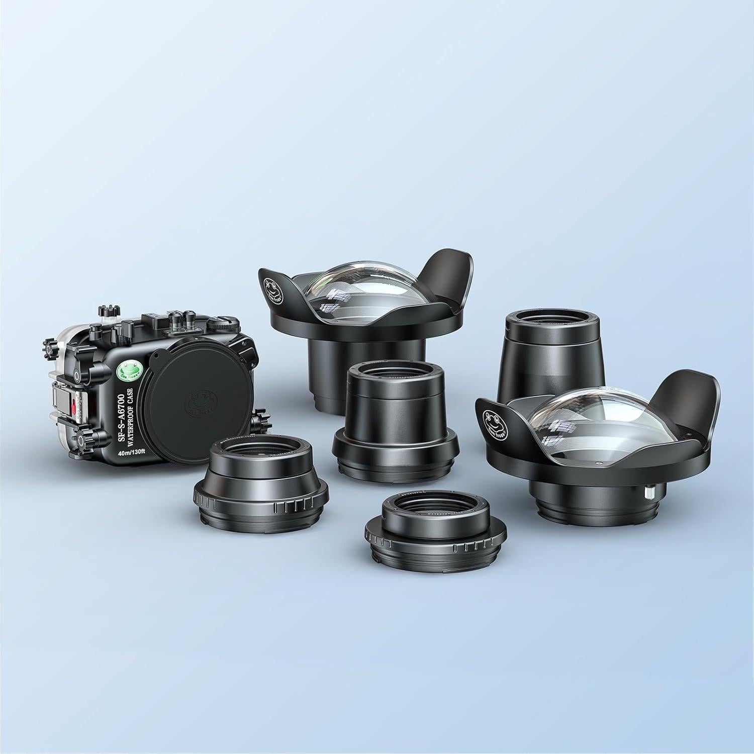 Carcasa Submarina Sea Frogs para Sony A6700 IPX8 40m