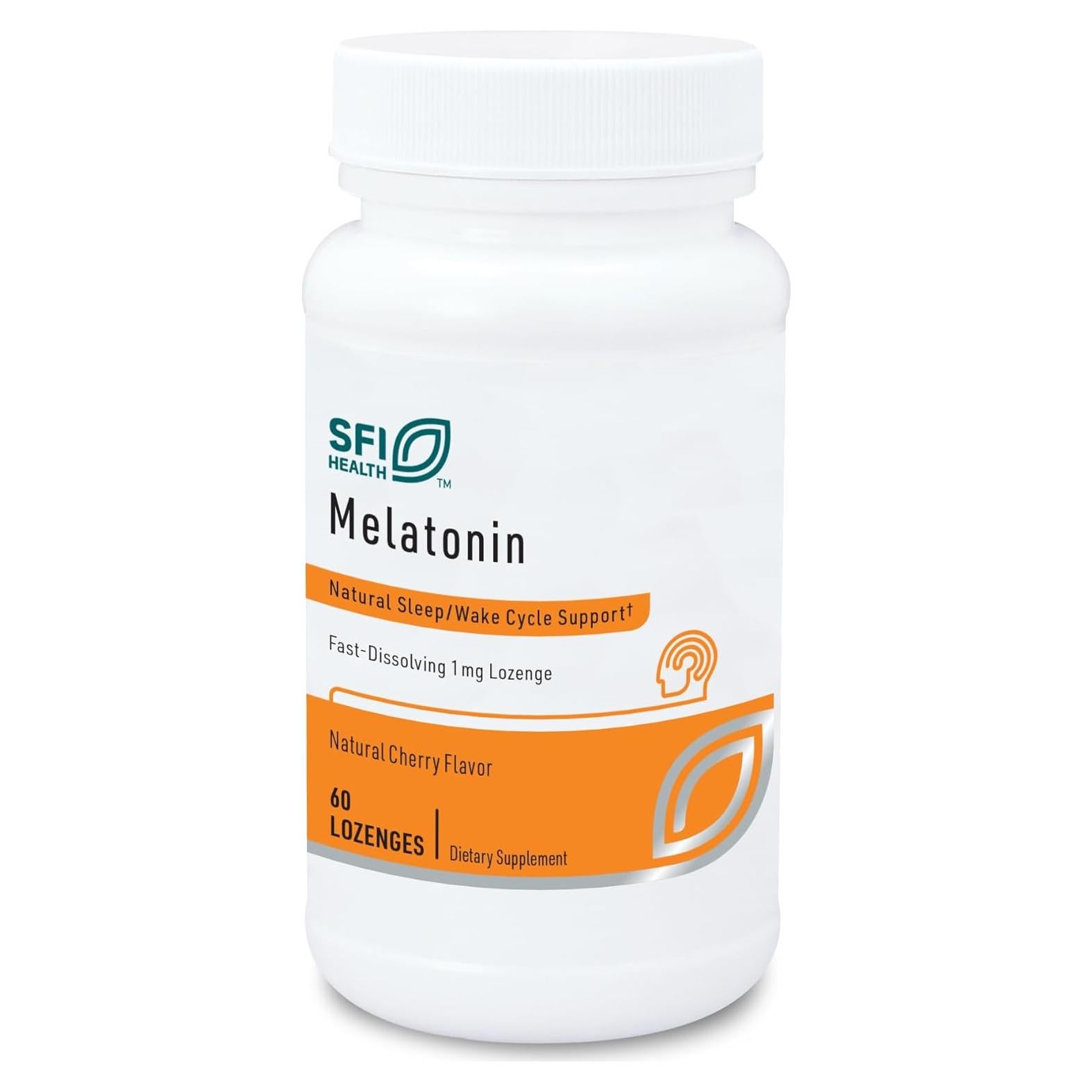 Tabletas de Melatonina 1 mg Klaire Labs - 60 Tabletas Disolubles