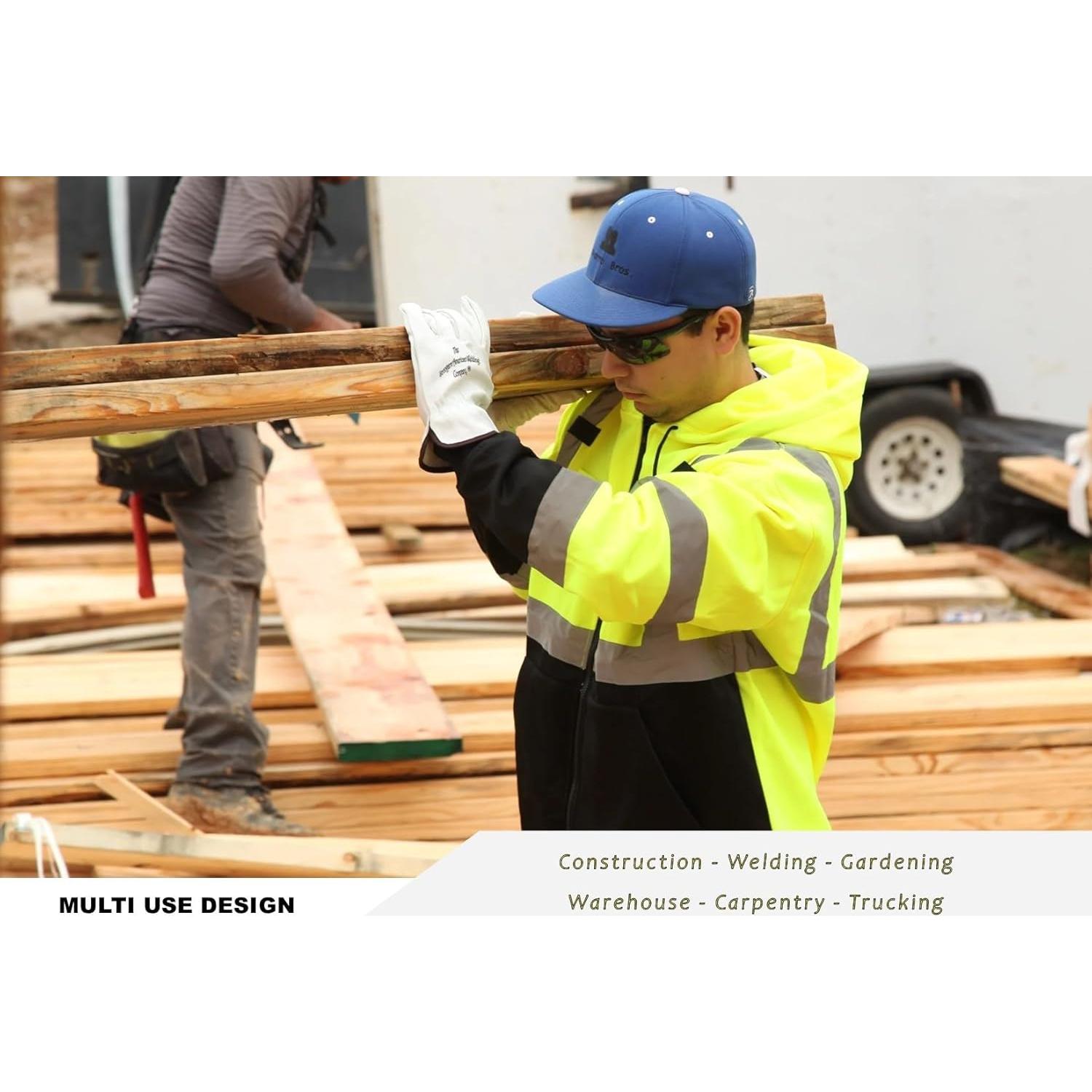 Guantes de trabajo Strongarm de cuero de cabra X-Large