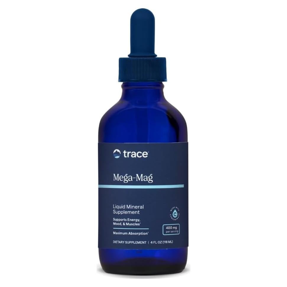 Suplemento de Magnesio Líquido Trace Minerals Mega-Mag 118 ml