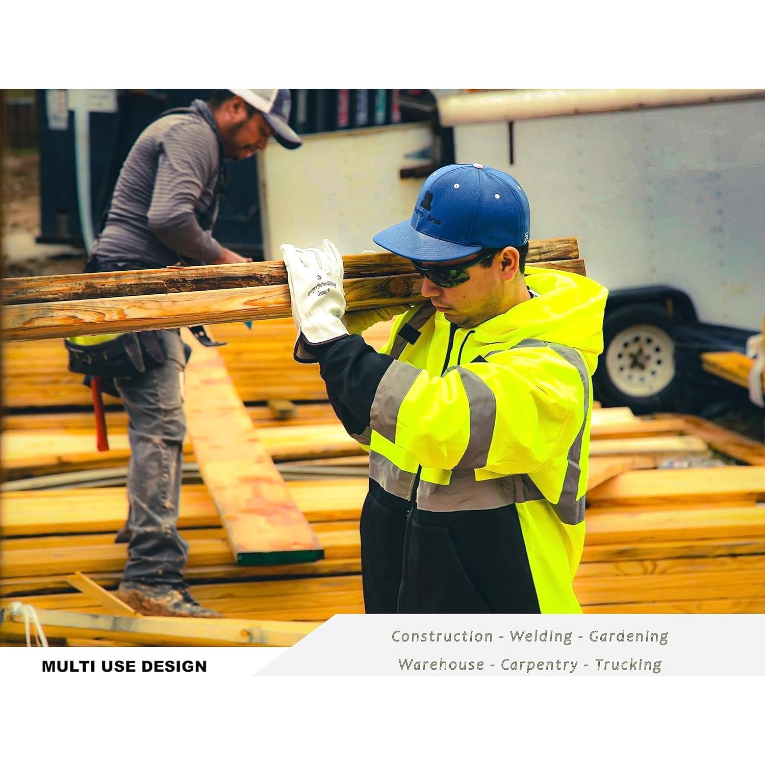 Guantes de trabajo Strongarm de cuero de cabra XX-Large