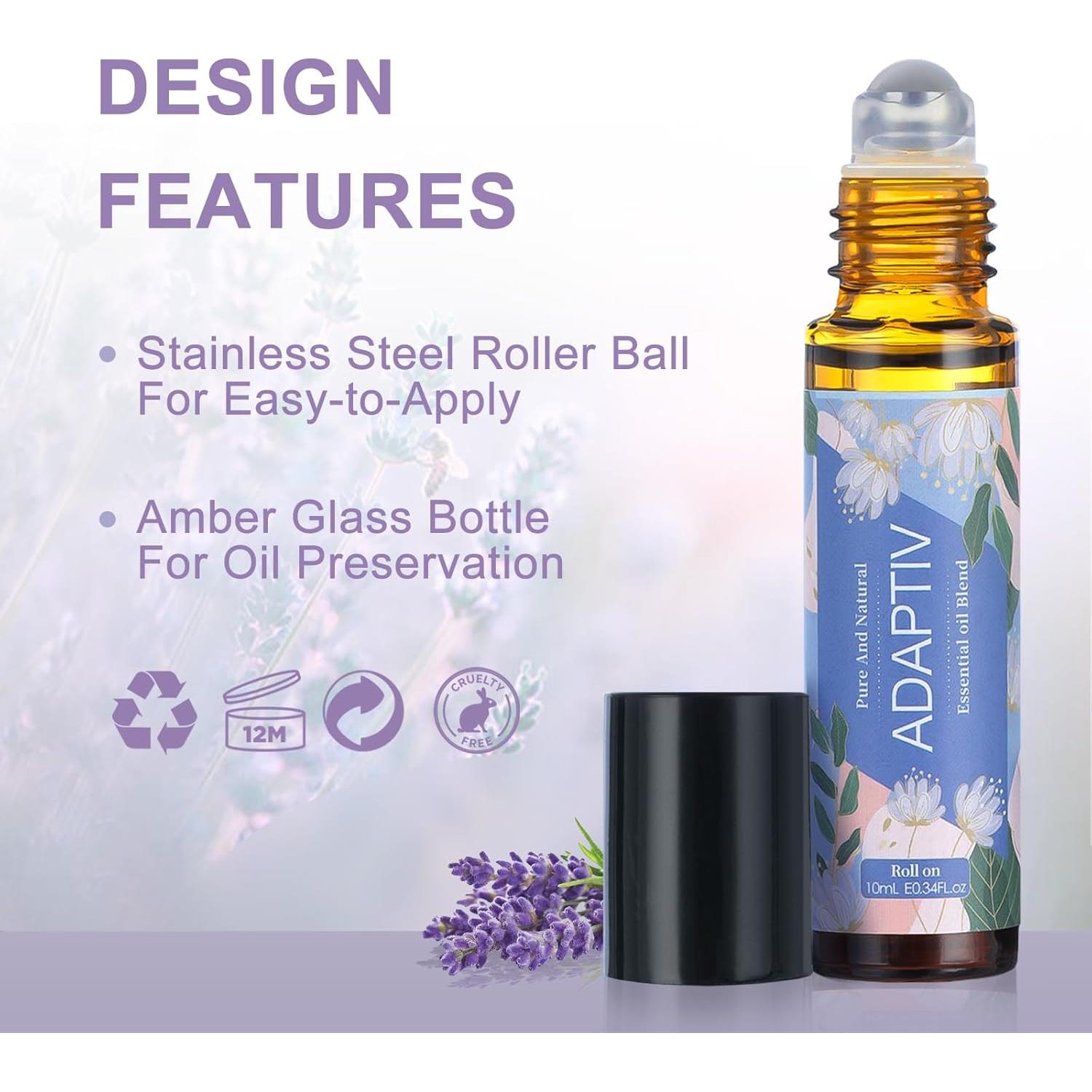 Aceites Esenciales Roll On GAGINGOOLD 10 ml Lavanda Menta Romero