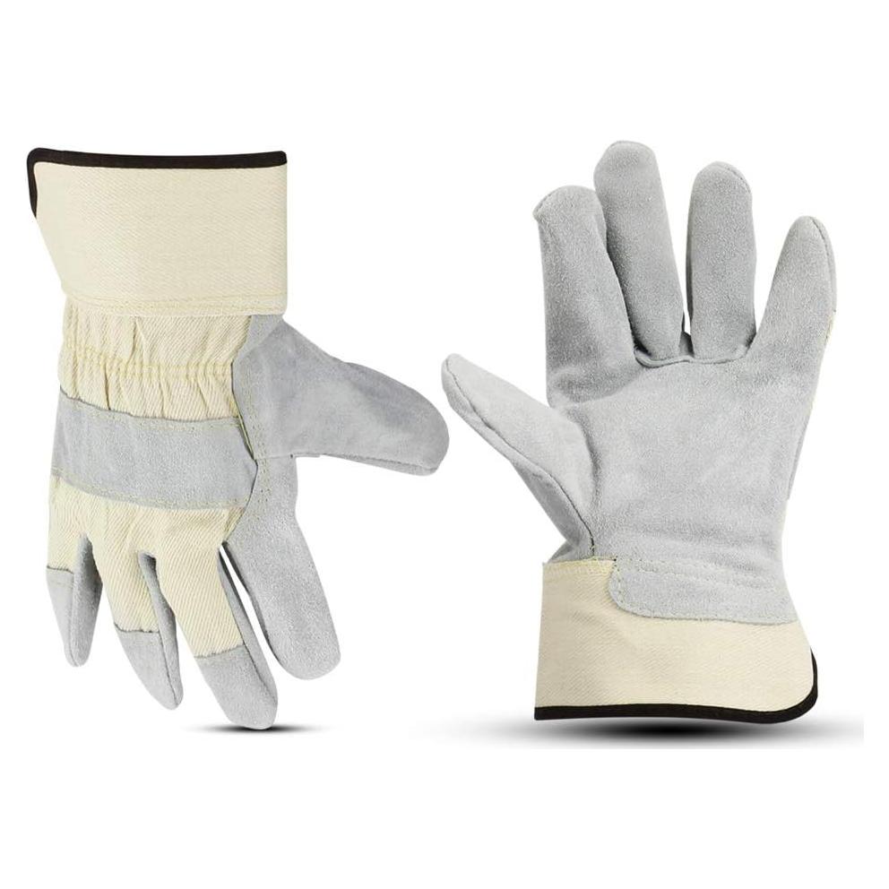 Guantes de Trabajo Glove Station Cuero Vacuno X-Large 2 Pzas