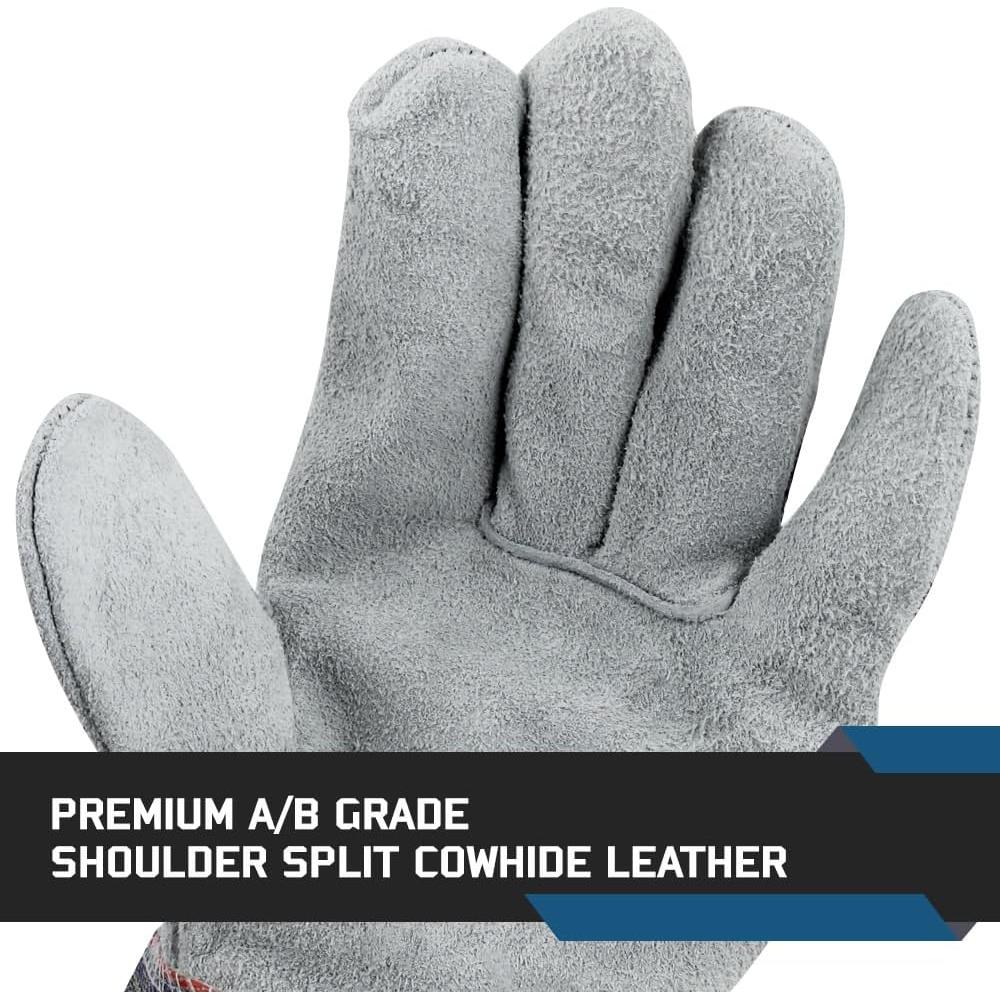 Guantes de Trabajo Glove Station Cuero Vacuno Extra Grande