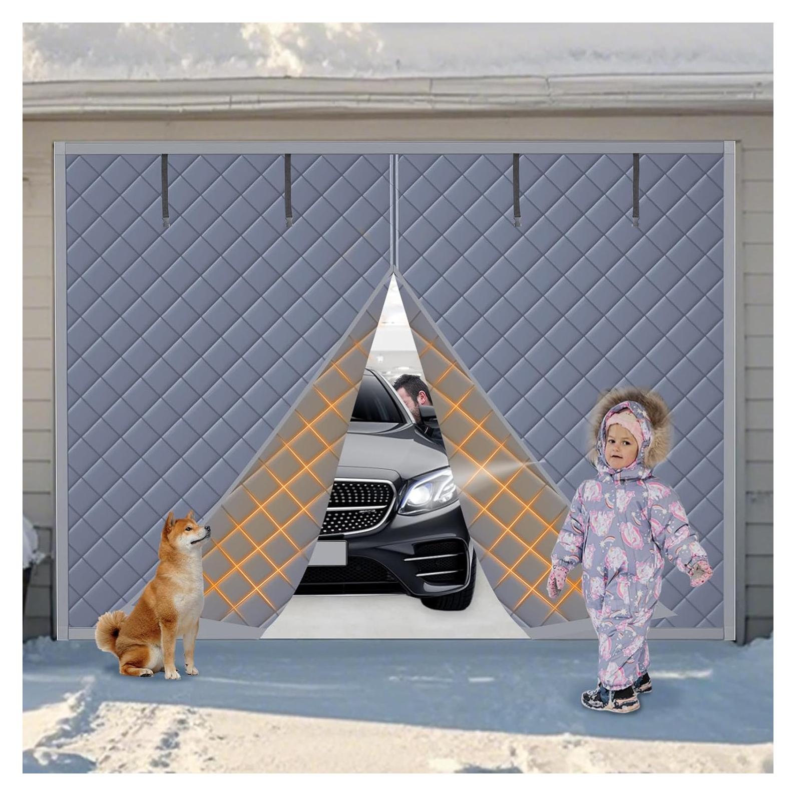 Cortina Aislante para Puerta de Garaje ABVRUN 2.44x2.13m