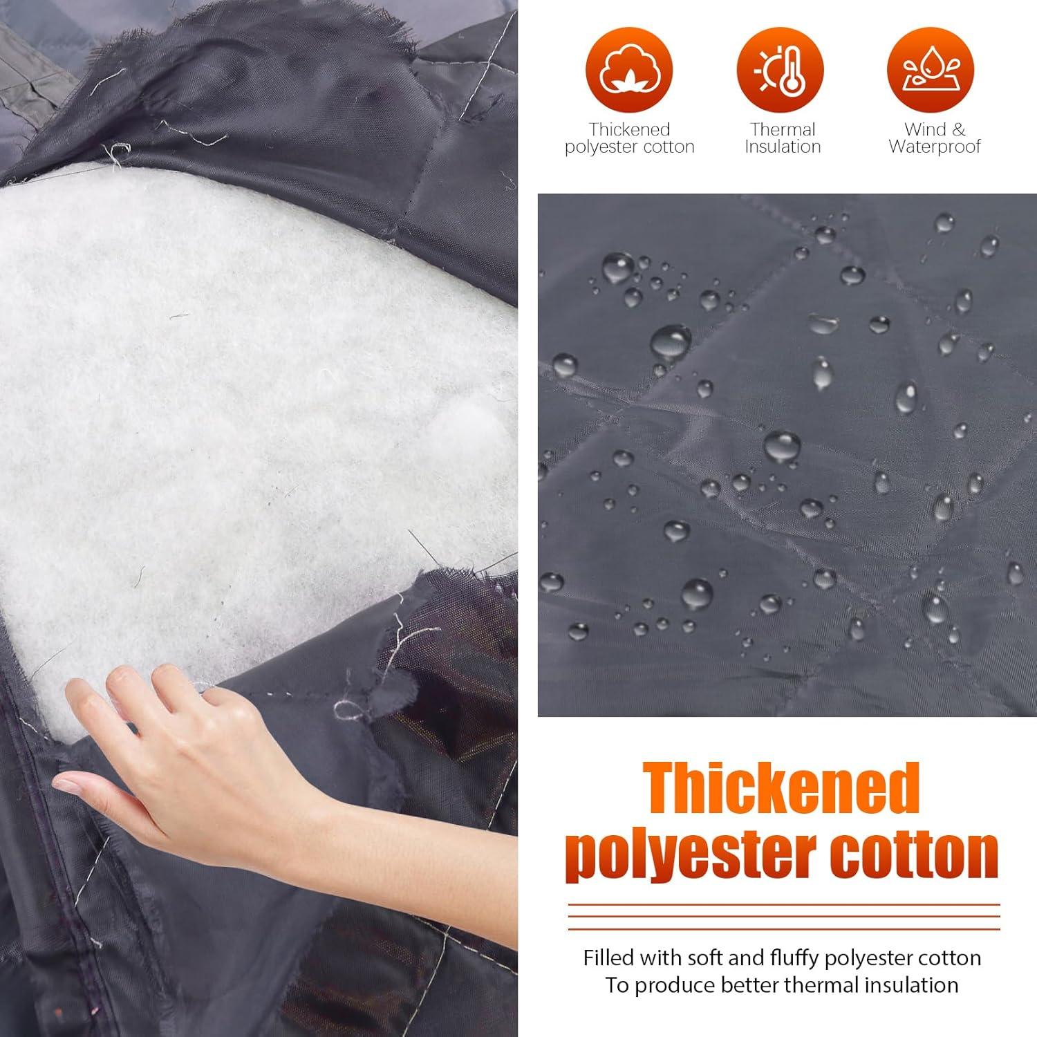 Cortina Aislante para Puerta de Garaje ABVRUN 2.44x2.13m