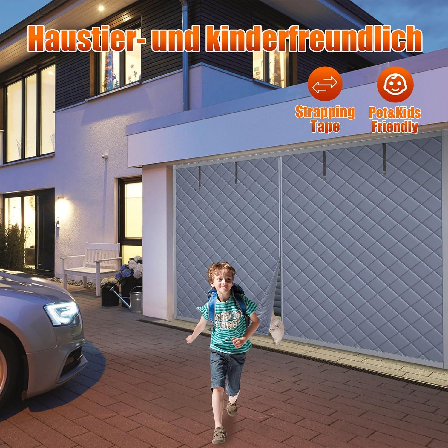 Cortina Aislante para Puerta de Garaje ABVRUN 2.44x2.13m