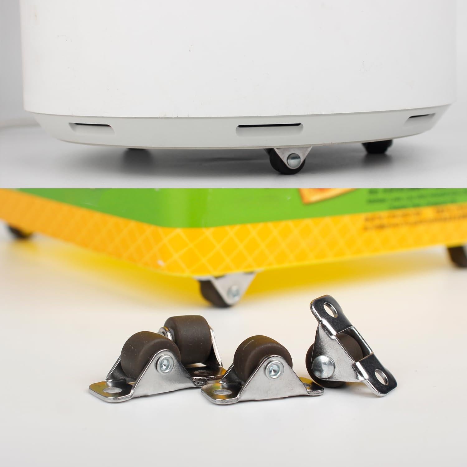 Ruedas Mini Caster WANLIAN 1.3 cm Adhesivo Paquete de 8