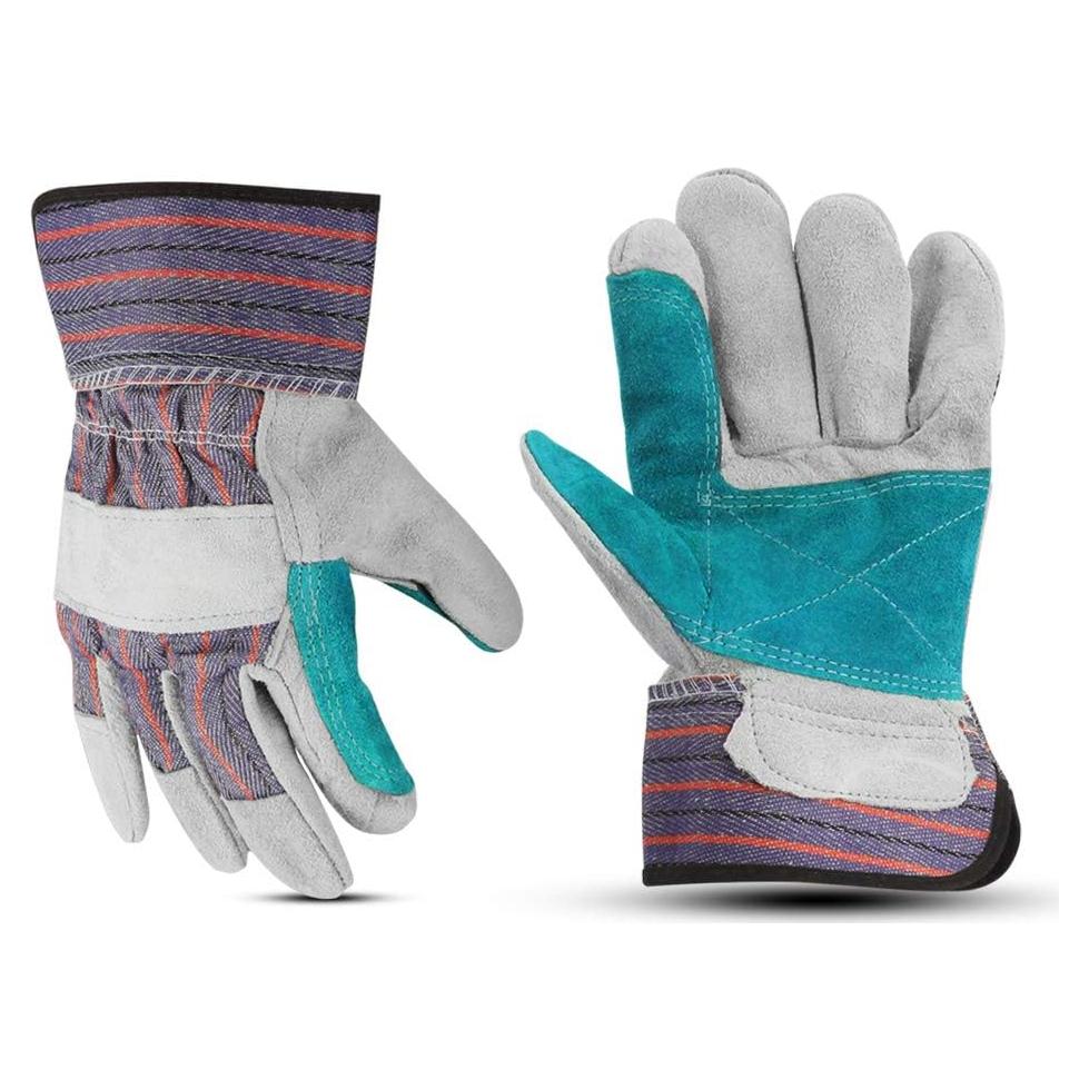 Guantes de Trabajo Glove Station Cuero Vacuno XL 6 Pzas