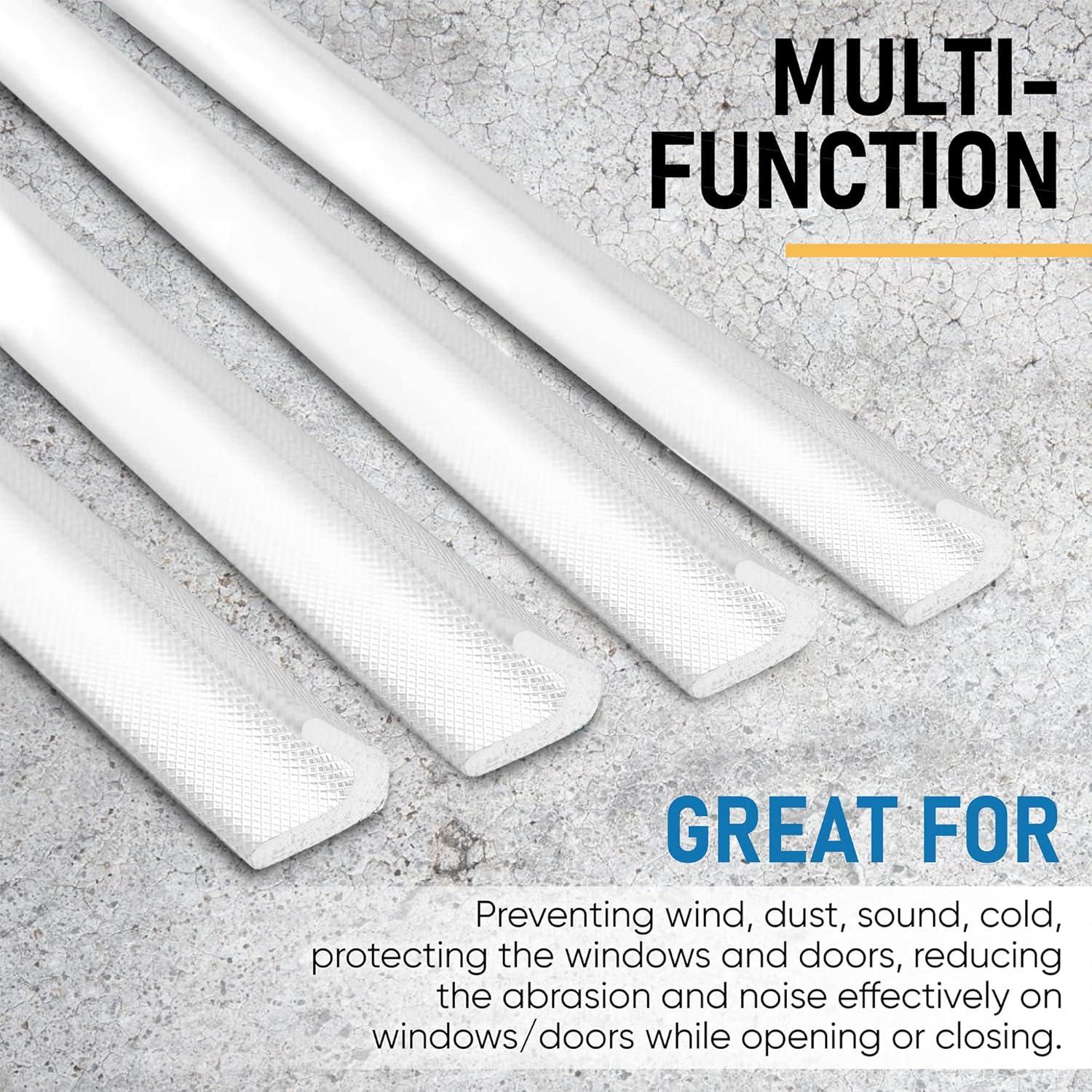 Tira de sellado V Dualplex 1.27 cm x 7.92 m Aislante Blanco