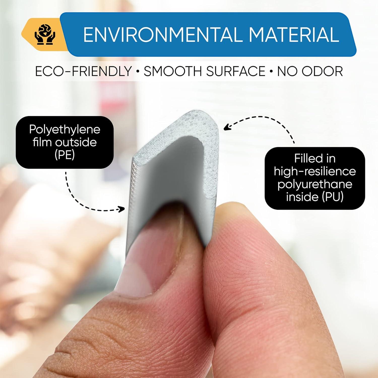 Tira de sellado V Dualplex 1.27 cm x 7.92 m Aislante Blanco