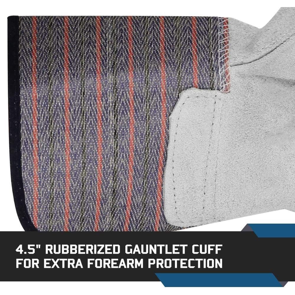 Guantes de Trabajo Glove Station Cuero Vacuno Medianos