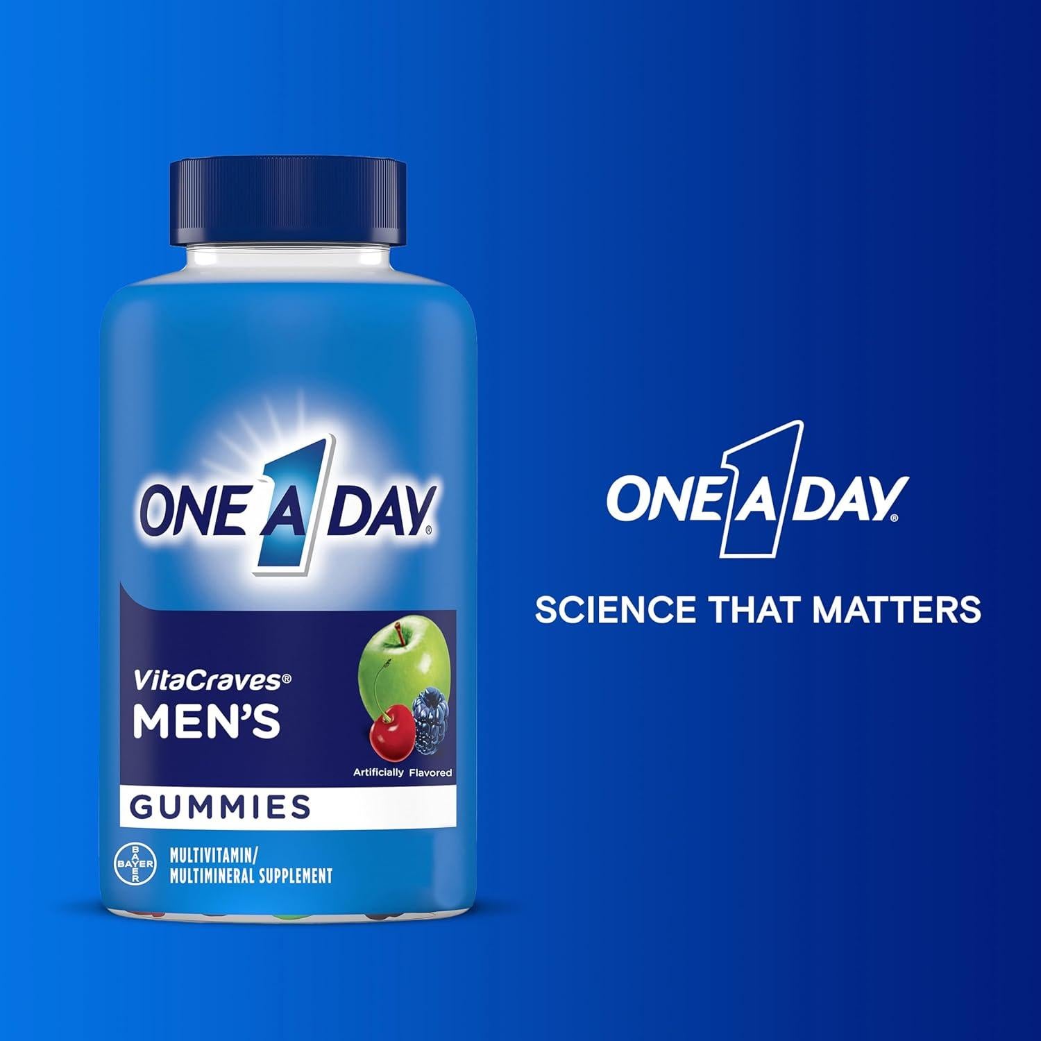 Gomitas Multivitamínicas One A Day para Hombres 80 Unidades