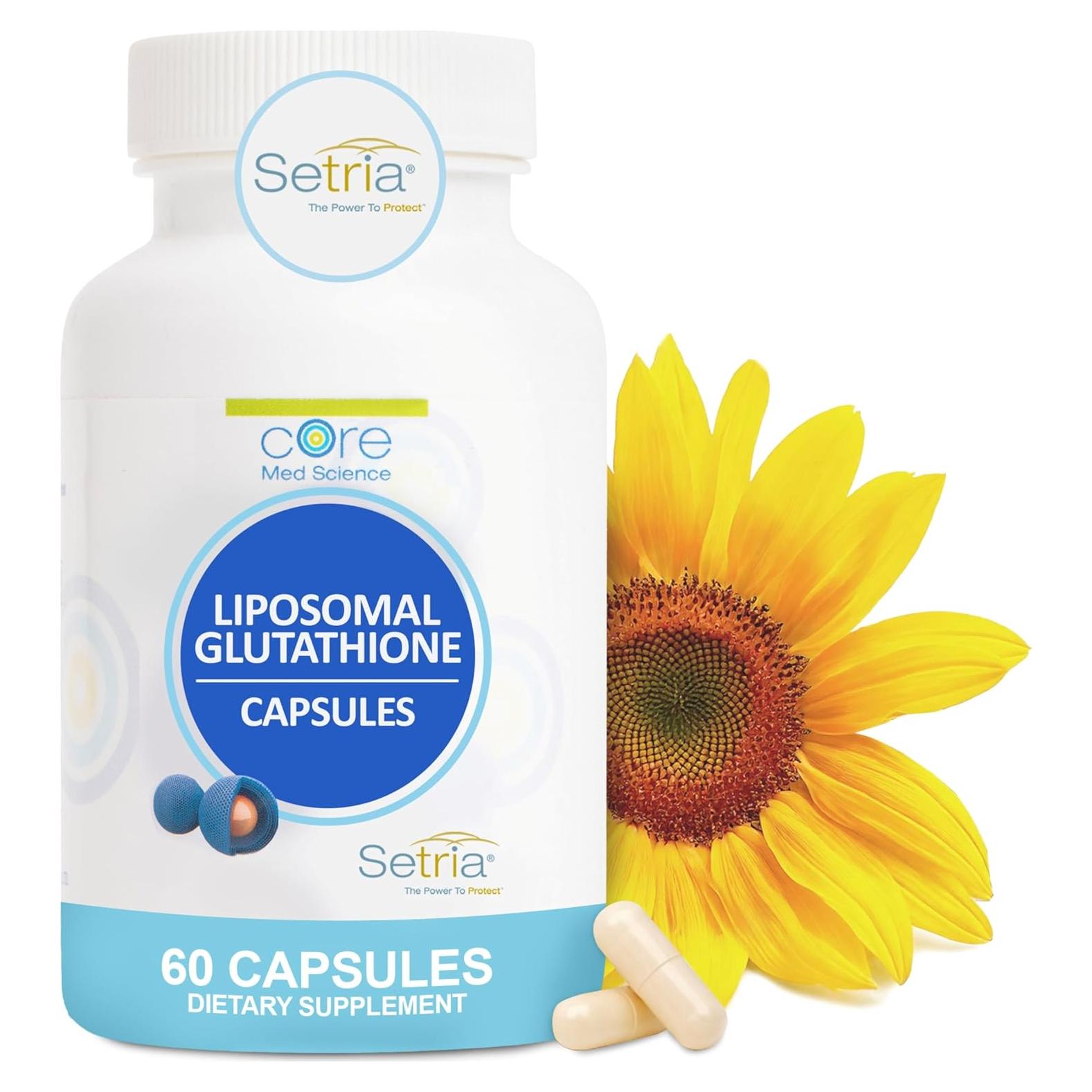 Suplemento de Glutatión Liposomal Core Med Science 500mg 60 Cápsulas