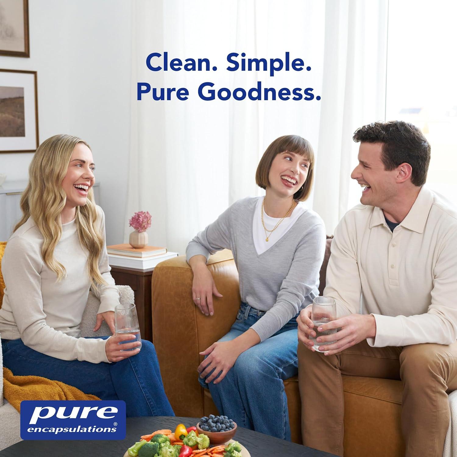 Suplemento de Magnesio Glicinato Pure Encapsulations 90 Cápsulas