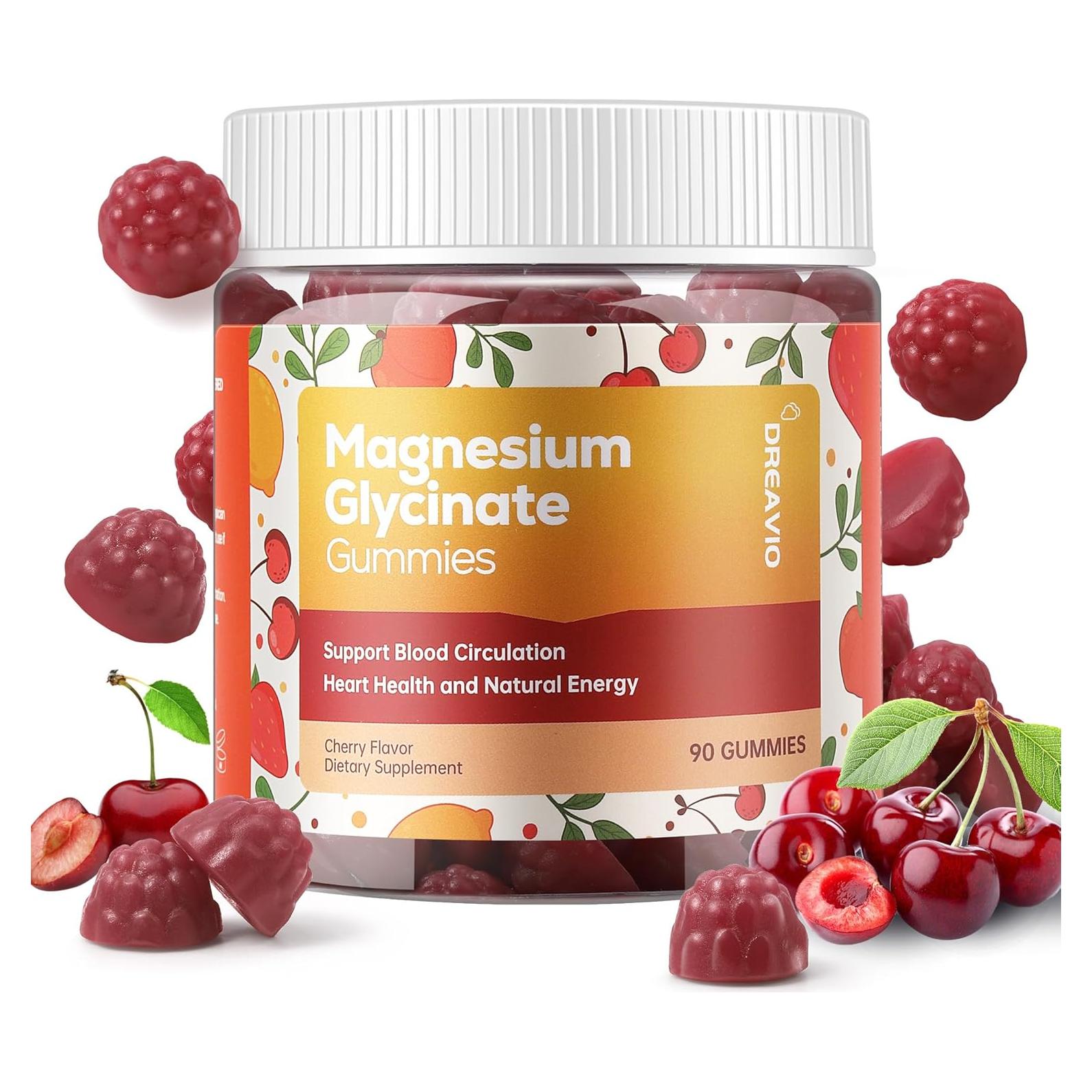 Gomitas de Glicinato de Magnesio DREAVIO 90 Conteos Sin Azúcar