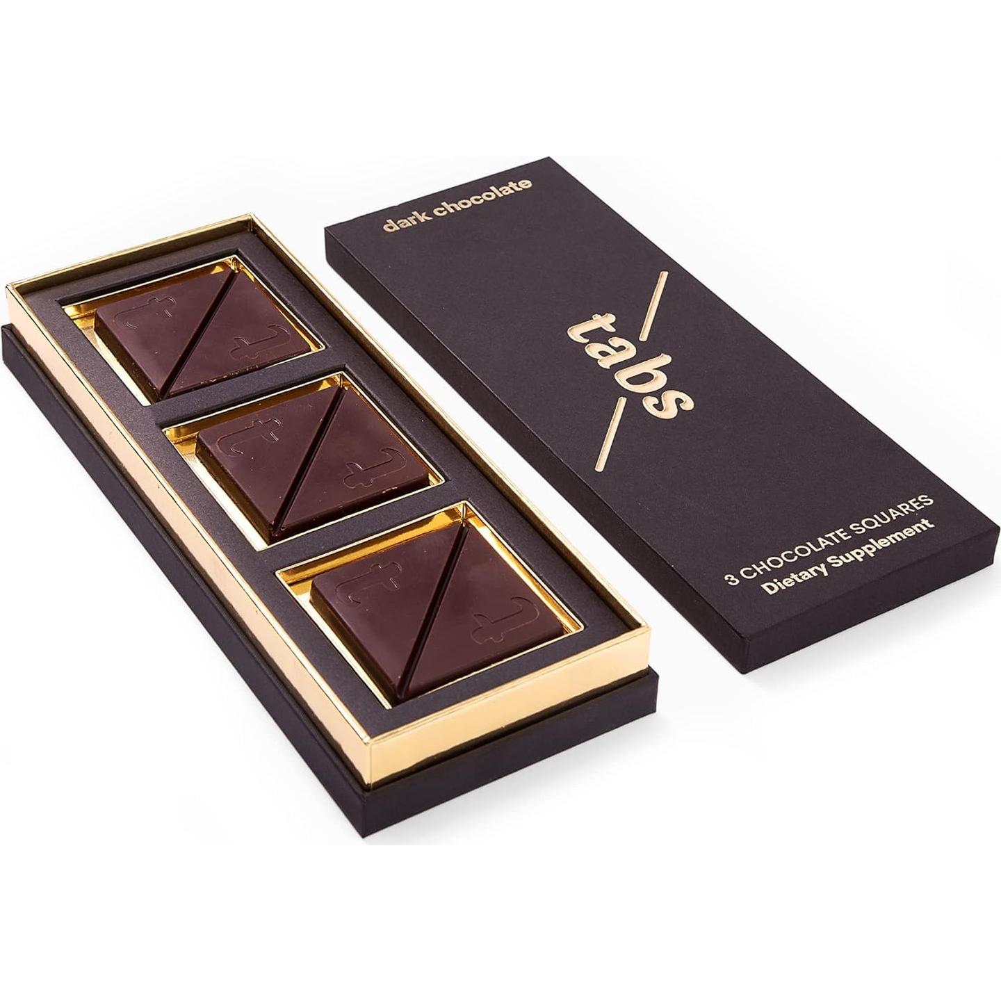 Chocolate Oscuro Tabs para Mejorar el Ánimo - 60g