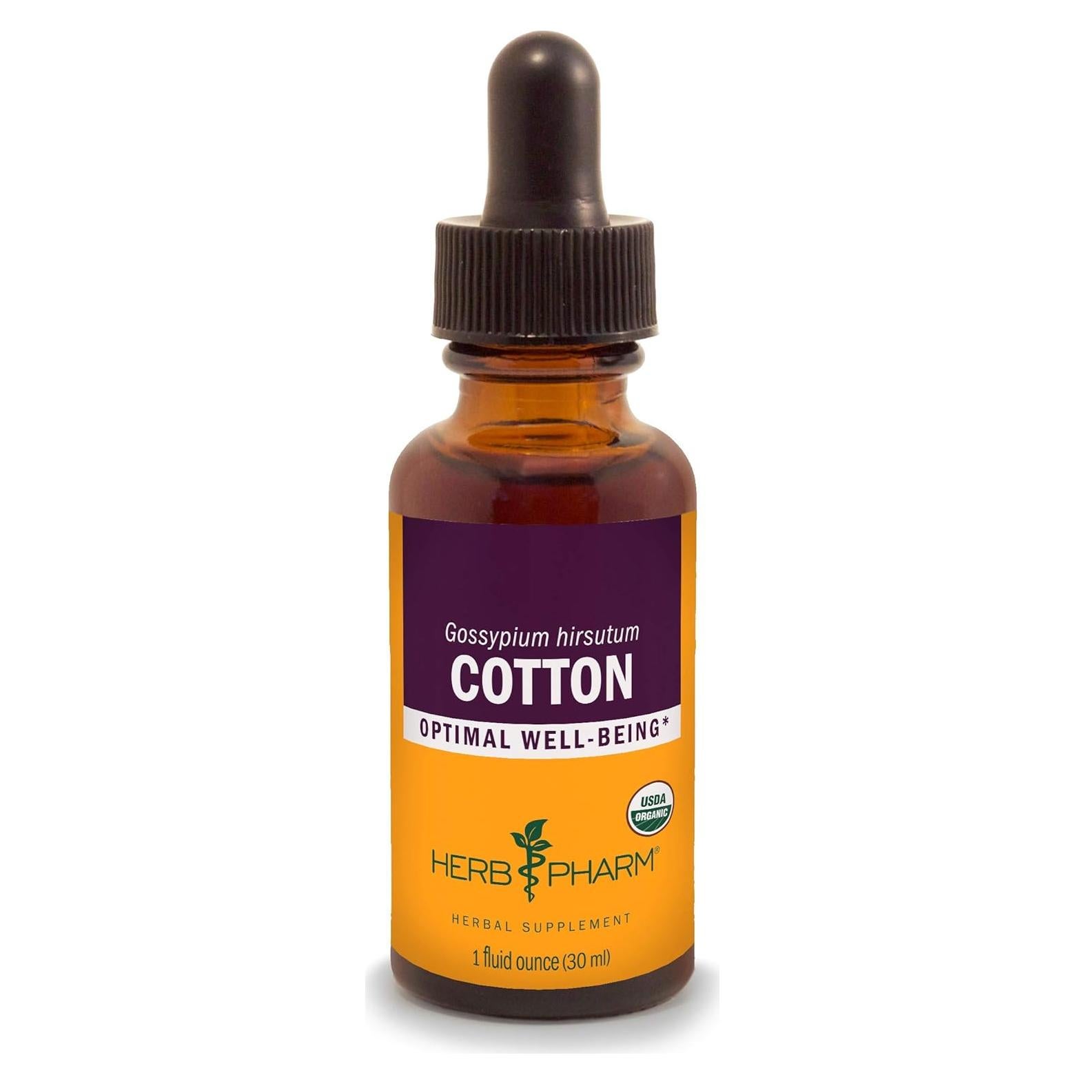 Extracto Líquido de Raíz de Algodón Orgánico Herb Pharm 30 ml