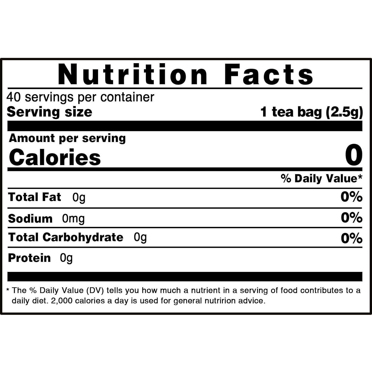 Té de Ashwagandha TEARELAE - 40 Bolsitas de 2.5g - Sin Cafeína