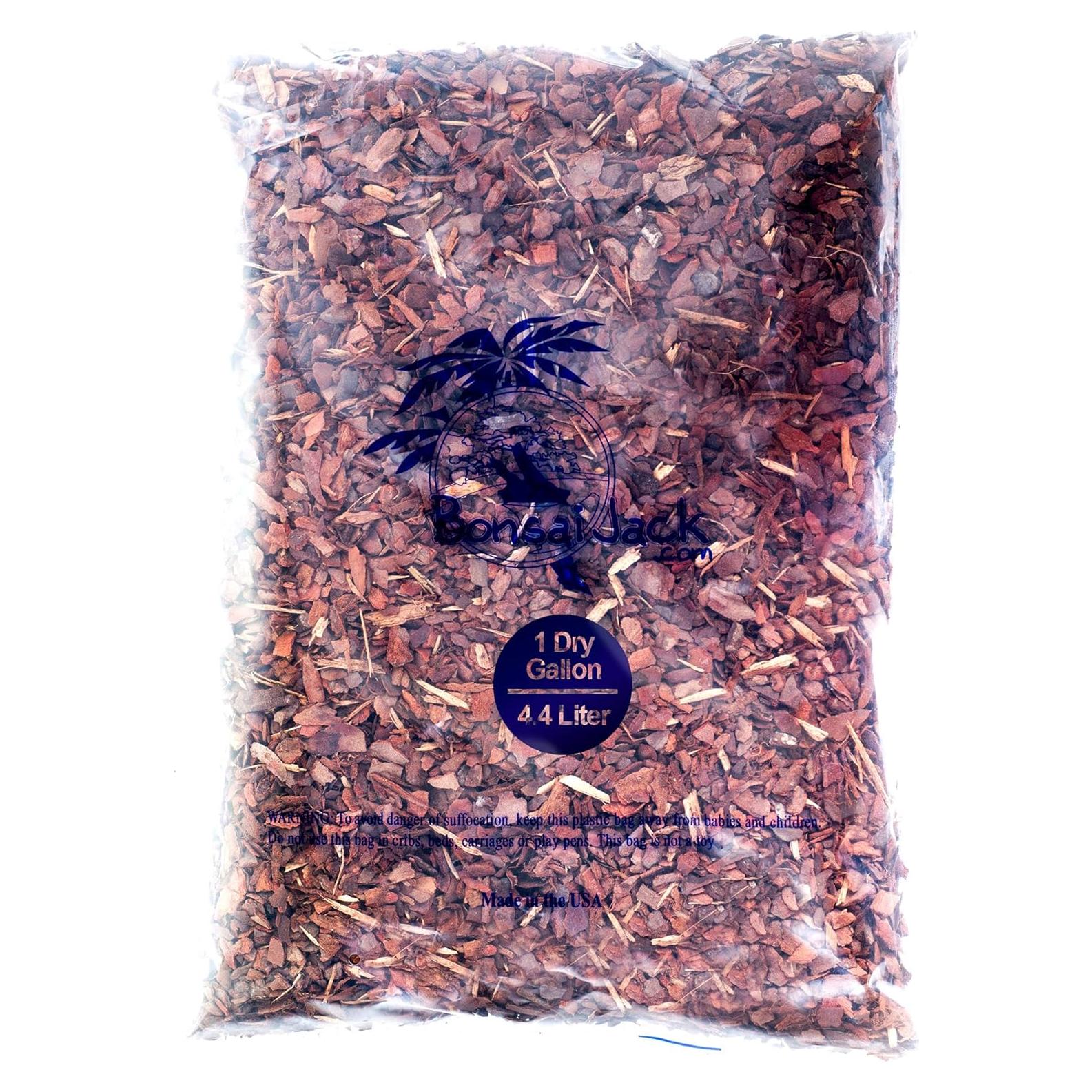 Corteza de Pino Fina Bonsai Jack 1 Galón - Aditivo Suelo