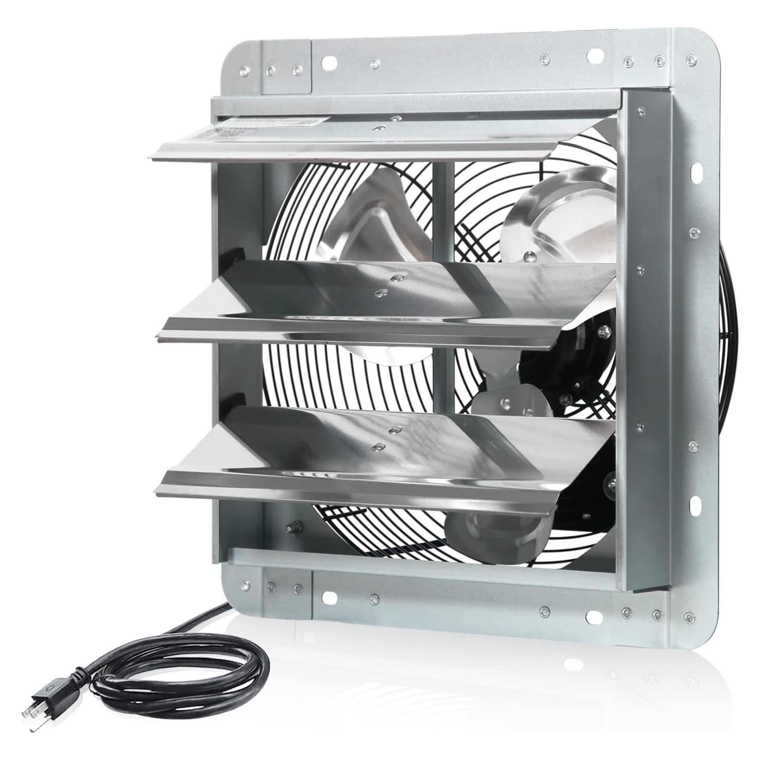 Ventilador Extractor KEN BROWN 30 cm Pared Aluminio Alta Velocidad