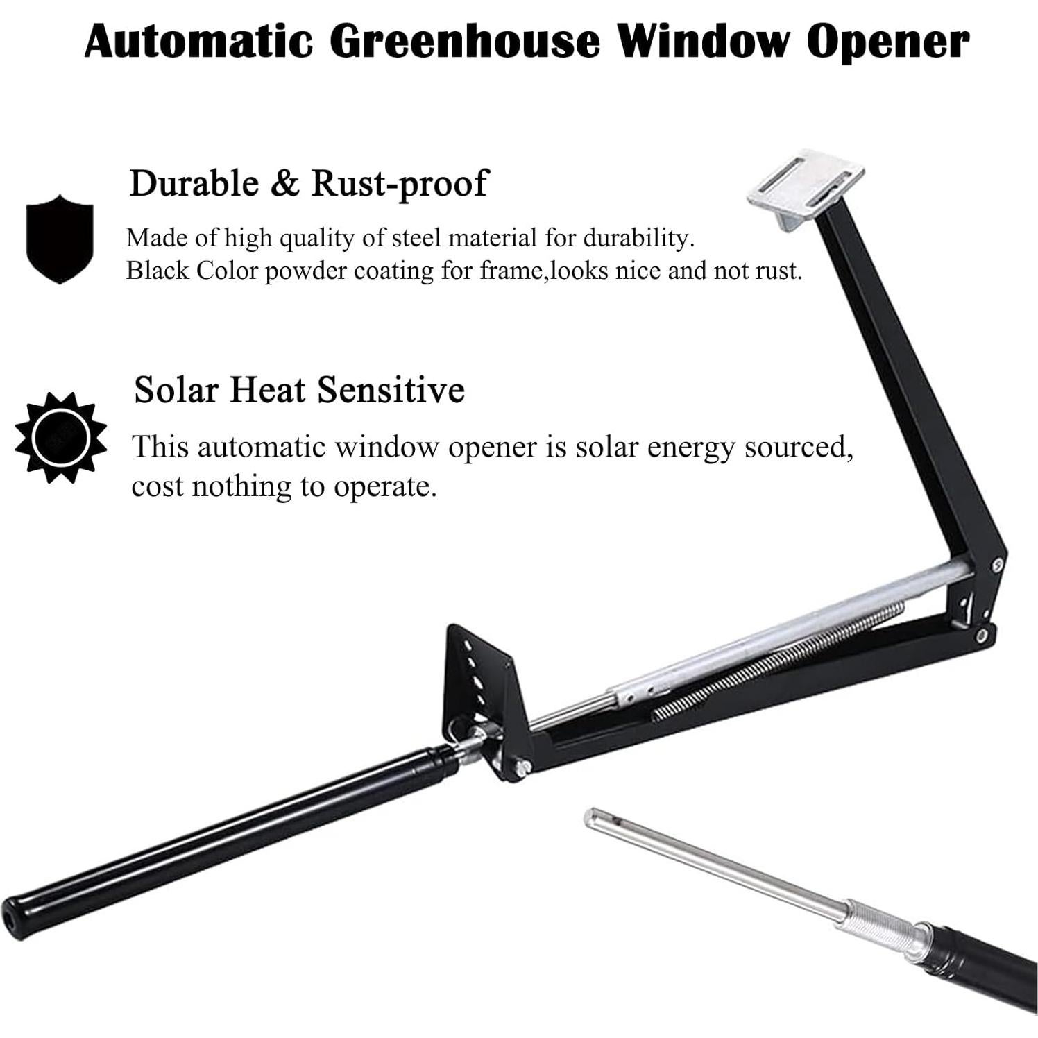 Abridor Automático de Ventanas para Invernadero PATIOHZ 0.48kg