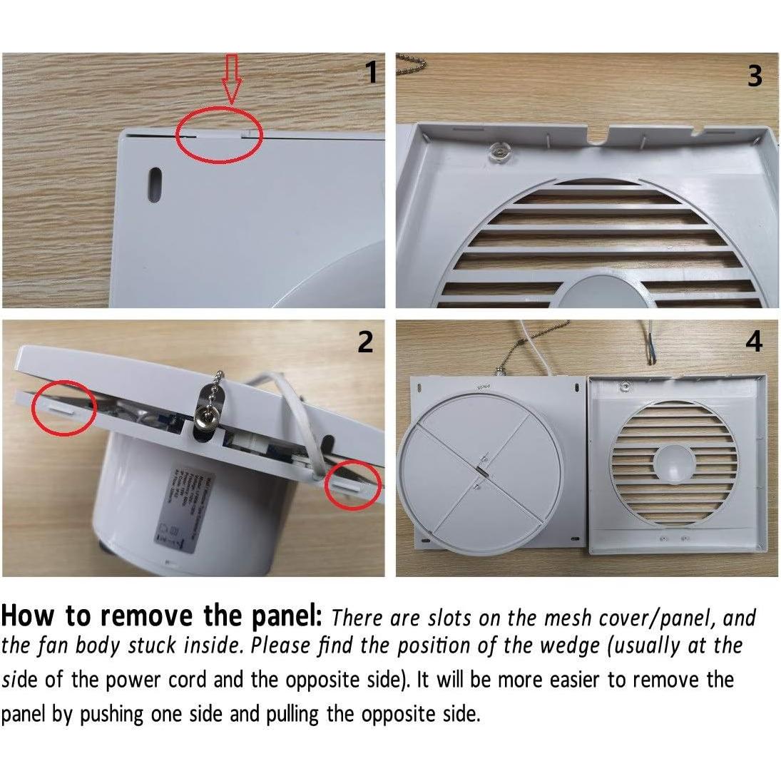 Ventilador de Escape SAILFLO 4" con Interruptor de Cadena