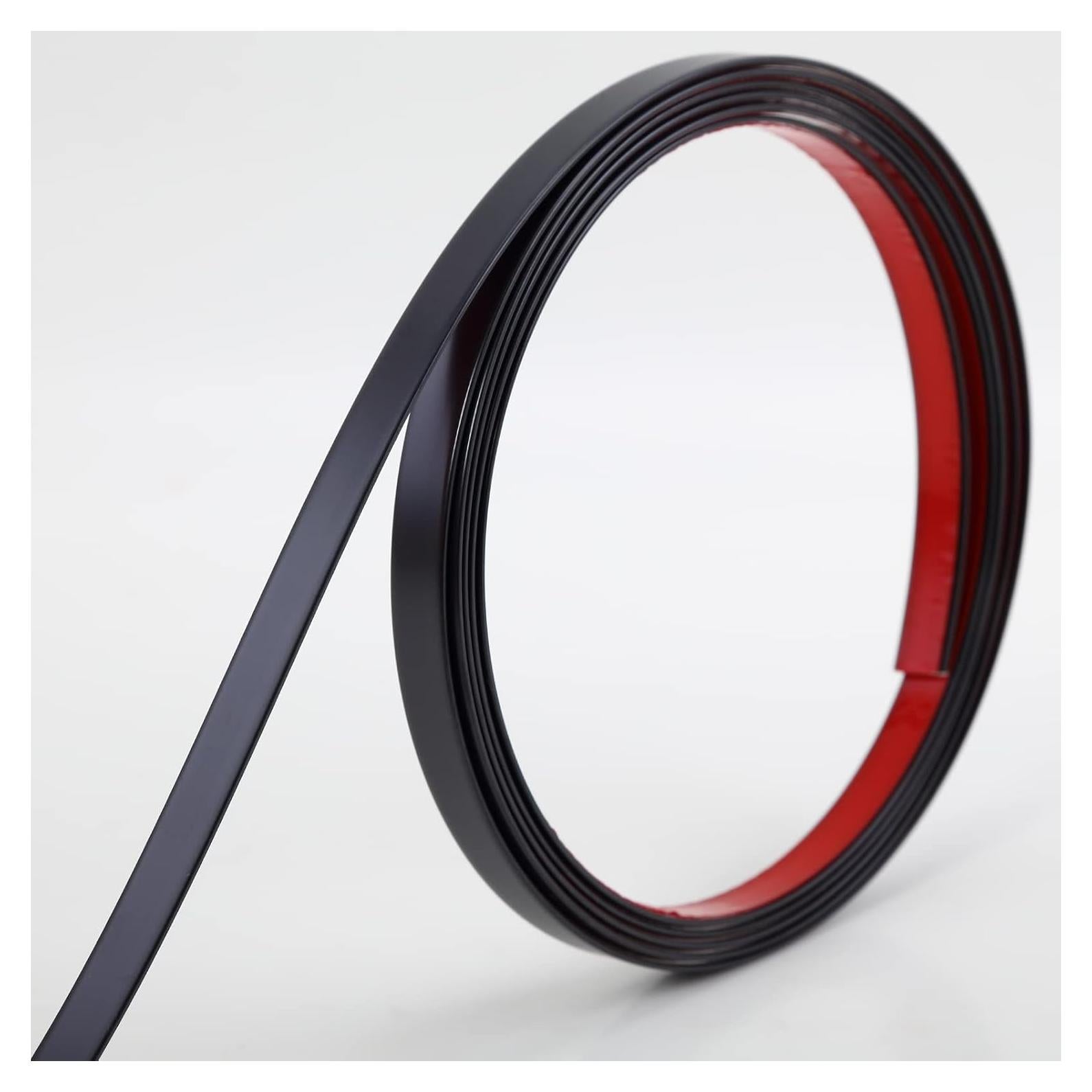 Moldura Autoadhesiva Trimold Negra Mate 5m x 6.6cm Flexible