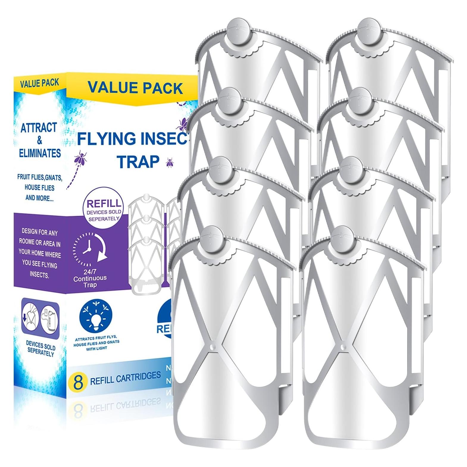 Kit de 8 Recargas Insectos Voladores Compatible ZEVO M364 Max